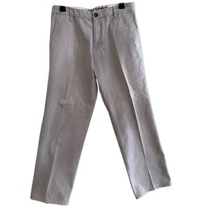 Zoo York‎ Mens Chino Pants Gray Khaki Straight Leg 32x30 Skateboarding Classic